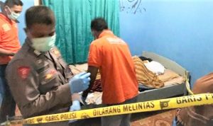 Diduga depresi, salah satu Warga Daeo Kecamatan Morsel, SR ditemukan tewas di dalam kamar