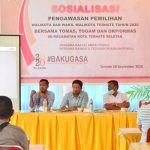 Panwascam Ternate gelar sosialisasi pengawasan Pilwako9 Desember, bersama TOMAS, TOGAM, OKP dan ORMAS di Hotel Bukit Pelangi, Rabu (9/9/2020)