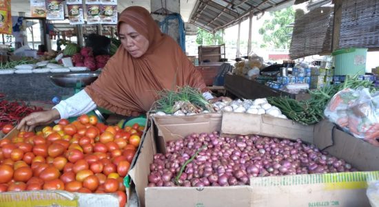 FATMA, salah satu penjual Barito di Pasar Maba