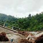 KONDISI jembatan air Bugis di Desa Auponhia Kecamatan Mangoli Selatan