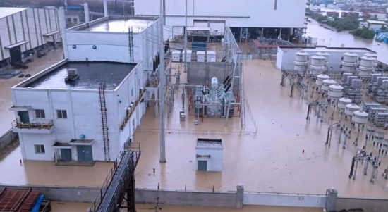 SALAH satu bagian smelter PT IWIP, Halteng yang terendang banjir Agustus 2020 lalu