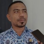 KEPALA Bagian Humas dan Protokoler Setda Kepsul Basiludin La Besi, saat diwawancara awak media, Selasa (15/12/2020)