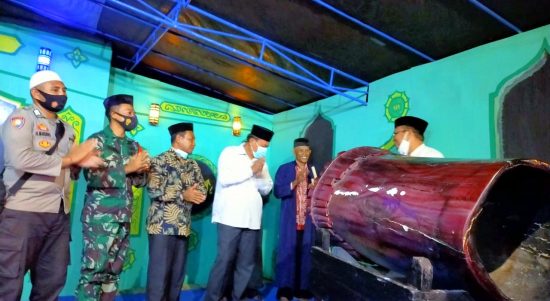 SUASANA jelang pelaksanaan isra mi'raj di Desa Guaemaadu, Kecamatan Jailolo Kabupaten Halbar, Rabu (24/3/2021) malam