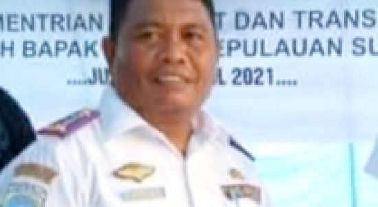 KEPALA Dinas Perhubungan Kepulauan Sula, Ibrahim Tidore