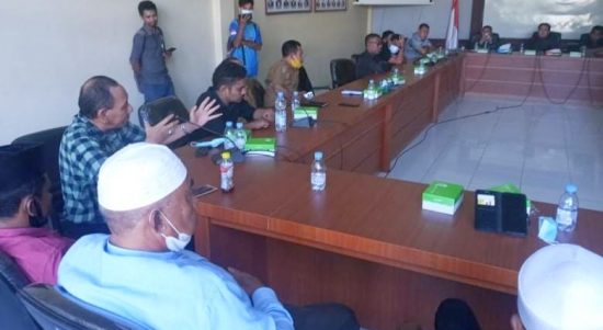 SUASANA RDP MPRS dengan pimpinan DPRD Kepsul, Selasa (3/8/2021)