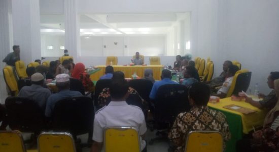 KOMISI II DPRD Pulau Taliabu menggelar RDP dengan pemerintah, Kamis (15/9/2022)