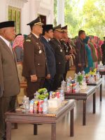 SUASANA upacara hari pahlawan nasional di Kabupaten Kepulauan Sula, Kamis (10/11/2022)
