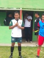 KAPOLRES Kepsul AKBP Cahyo Widyatmoko memberikan arahan sebelum pertandingan tim Kamtibmas vs Wansosa FC pada, Sabtu (23/8/2023)