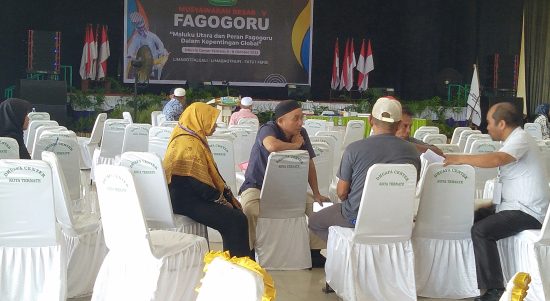 SUASANA arena Mubes V Fagogoru di gedung duafa center saat skorsing sidang, Minggu (8/10/2023)