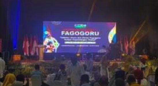 SUASANA musyawarah besar (Mubes) V Fagogoru yang berlangsung di gedung duafa center, Jumat (6/10/2023) tadi malam