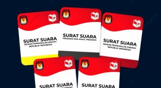 SURAT suara pemilu 2204