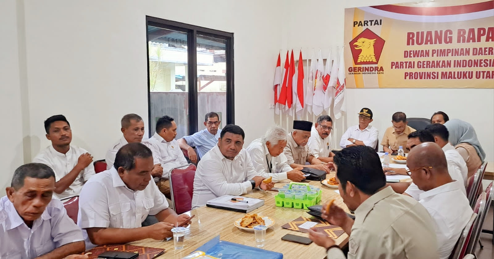 RAPAT koordinasi partai gerindra