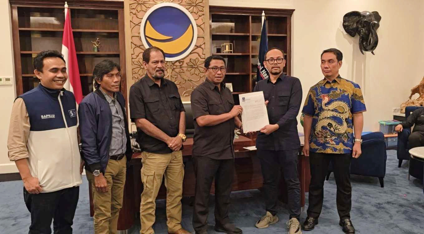 SYAMSUL Rizal menerima rekomendasi partai NasDem