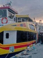 Ferry KM Bus Air Roro yang diparkir sejak 2023 lalu.