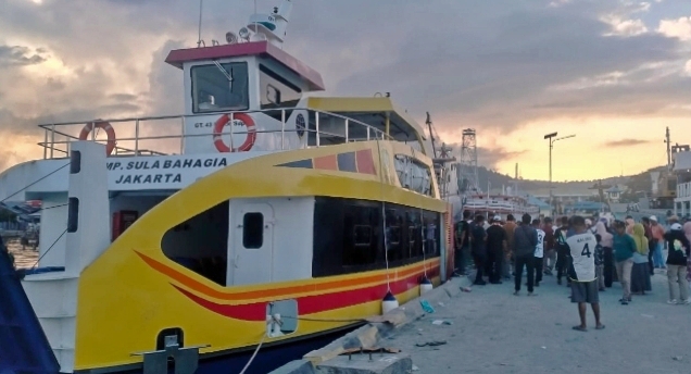 Ferry KM Bus Air Roro yang diparkir sejak 2023 lalu.