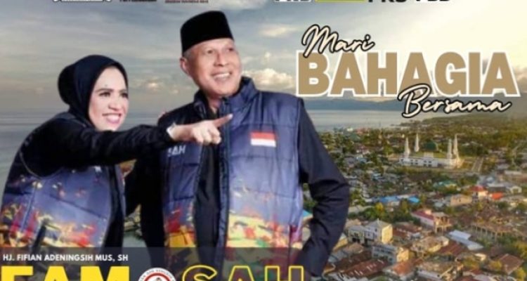 PASLON petahana bupati dan wakil bupati Kepsul, FAM-SAH