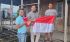 GERINDRA pulau Taliabu bagi bendera merah putih kepada warga