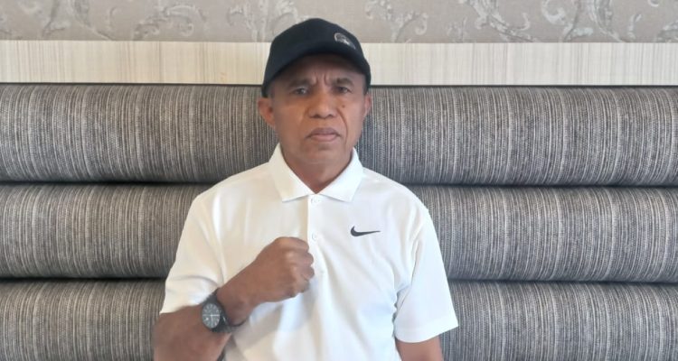 KETUA Pengprov PELTI Malut Irwanto Ali