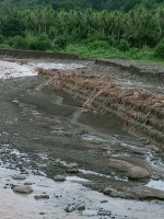 KONDISI bronjong Sungai Ake Kususani, Desa Saluta, Kabupaten Halmahera Utara (Halut).