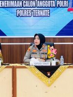 WAKIL Wali Kota Ternate, Nasri Abubakar bersama Kapolres dan Wakapolres Ternate, pada acara pembukaan kegiatan Binlat, Senin (9/2/2026)