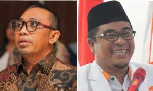KETUA Komisi IV DPRD Provinsi Maluku Utara, Muhajirin Bailusy dan Wakil ketua Is Suaib