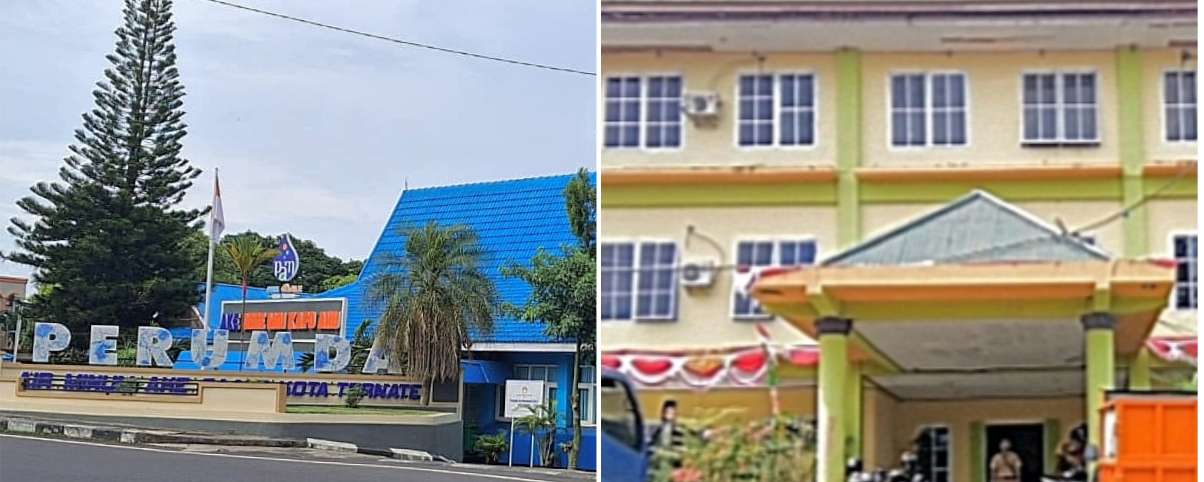 KANTOR PERUMDA Air Minum Ake dan kantor dinas lingkungan hidup (DLH)