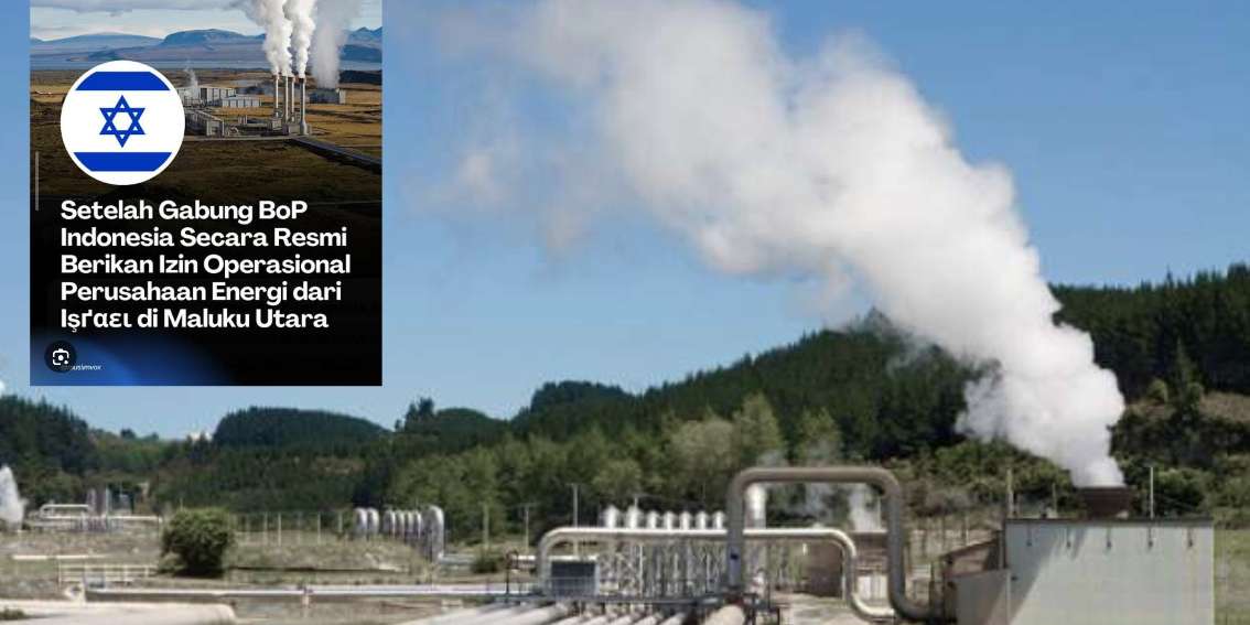 ILUSTRASI Energi panas bumi.