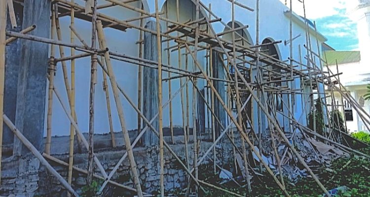 KONDISI pekerjaan islamic center di Kabu kepulauan sula (Kepsul)