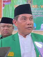 KETUA DPW PPP Provinsi Maluku Utara Irham Syahlan,. Di wawancara habartimur.com pada pembukaan Misca.PPP Kepsul di Hotel Beliga, Jumat (17/4/2026)
