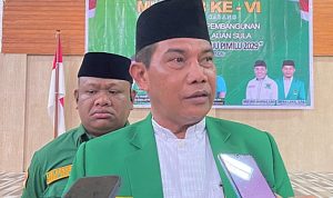 KETUA DPW PPP Provinsi Maluku Utara Irham Syahlan,. Di wawancara habartimur.com pada pembukaan Misca.PPP Kepsul di Hotel Beliga, Jumat (17/4/2026)