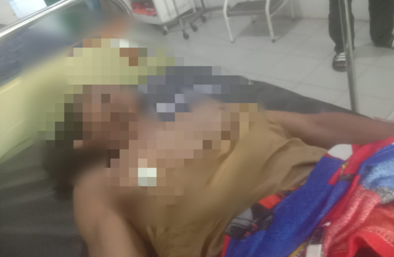 KORBAN penikaman di Desa Baruakol, Kepulauan Sula