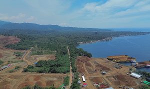 LOKASI produksi PT MAI di Halmahera Tengah (Halteng)