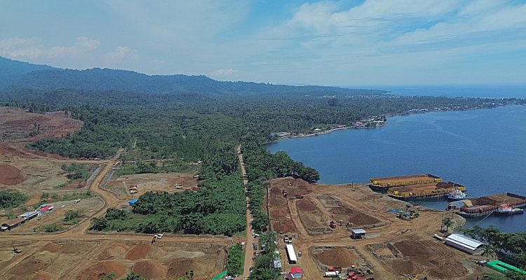 LOKASI produksi PT MAI di Halmahera Tengah (Halteng)