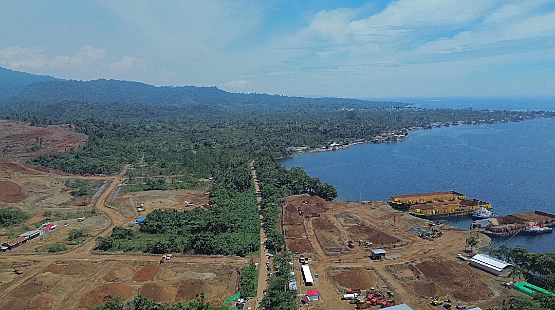LOKASI produksi PT MAI di Halmahera Tengah (Halteng)
