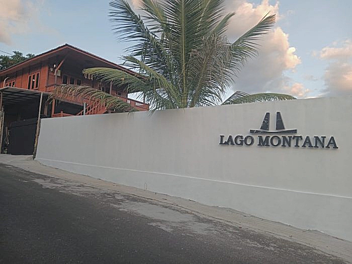VILLA Lago Montana milik pengusaha Agusti Talib dibangun di zona sempadan danau Ngade, Ternate Selatan, Kota Ternate