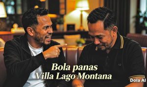 ADVOKAT Maluku Utara Agus Tampilang dan pemilik villa lago montana Agusti Talib