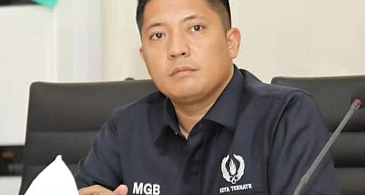 ANGGOTA badan anggaran (Banggar) DPRD Kota Ternate, Gifari Bopeng