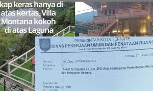 VILLA Lago montana tetap beroperasi di tengah larangan dari dinas PUPR Kota Ternate VILLA Lago montana tetap beroperasi di tengah larangan dari dinas PUPR Kota Ternate