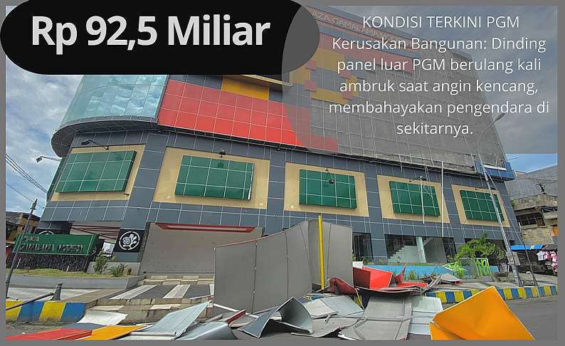 KONDISI plaza gamalama modern Kota Ternate