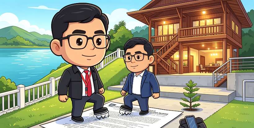 ILUSTRASI surat peringatan dari pemerintah tidak berharga