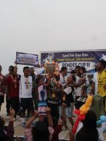 TIM tuan rumah, Desa Bajo Kecamatan Sanana Utara champion turnamen mini soccer pemdes cup III Bajo, Kamis (22/10/2026)
