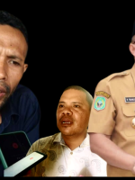 DARI KIRI: Agus S. Tampilang, Sutopo Abdullah dan Walikota M. Tauhid Soleman