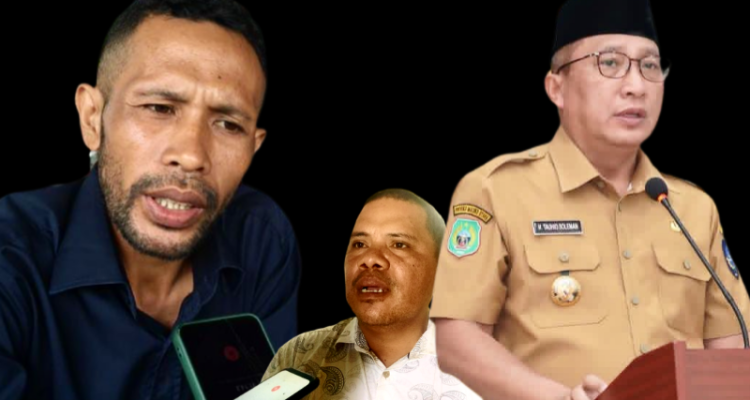 DARI KIRI: Agus S. Tampilang, Sutopo Abdullah dan Walikota M. Tauhid Soleman