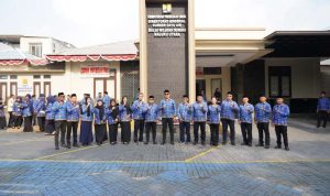 PLT Kepala BPJN Maluku Utara Abdul Hamid Payapo foto bersama usama mengikuti upacara hari kesaktian Pancasila ke-61 tahun di halaman Kantor BWS, Kamis (30/9/2026)