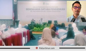 KEGIATAN DIKLAT peningkatan kompetensi bendahara satuan pendidikan yang digelar Dikbud Malut,i Muara Hotel, Jumat (16/10/2026)