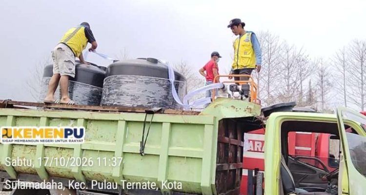 BWS Maluku Utara bantu padamkan api di TPA Takome